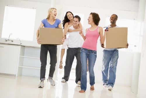 Same day removals team handling a move in Knightsbridge