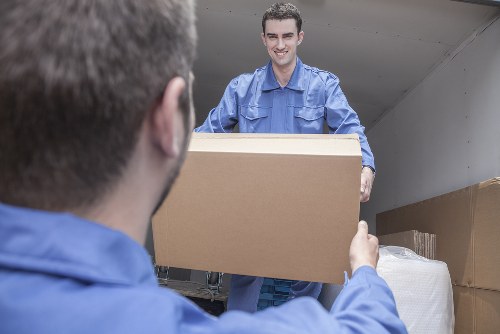 Man and van service working in Knightsbridge residential streets