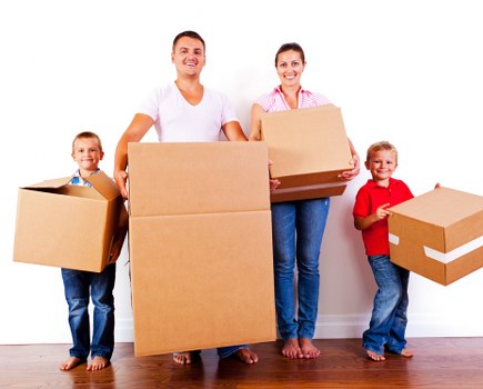 Removal team planning a Knightsbridge home move in a central London apartment building