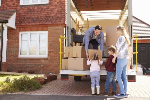 Student removals planning in Knightsbridge near local residential buildings