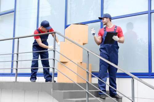Knightsbridge moving team handling premium property items with care