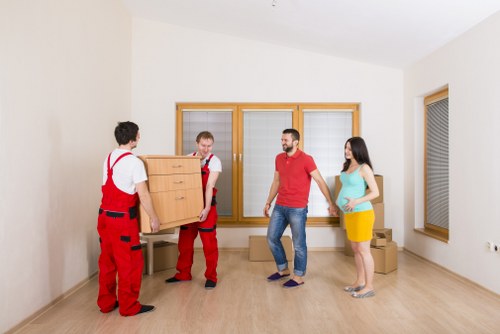 Local office removals service navigating access challenges in Knightsbridge