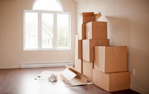 Careful transport of household items during a Knightsbridge removals job