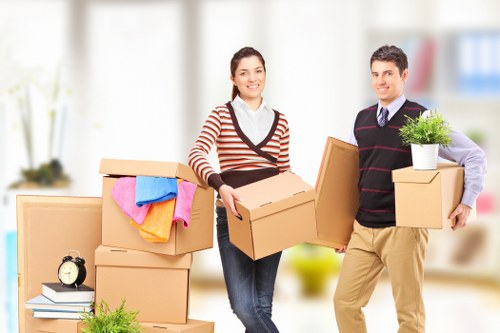 A man with a van helping with a local move in Knightsbridge