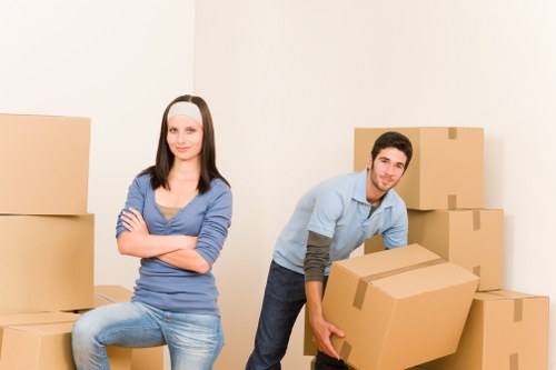 Furniture protection and moving preparation for a Knightsbridge home