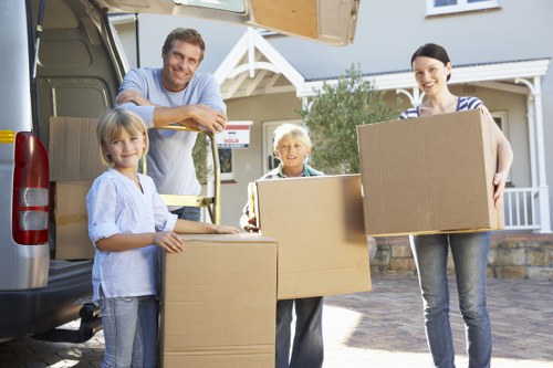 Wardrobe boxes and packing supplies suitable for Knightsbridge residential relocations