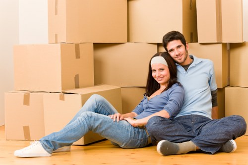 Knightsbridge office move with careful loading and transport planning