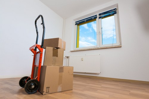 Commercial packing and furniture handling for a central London office relocation