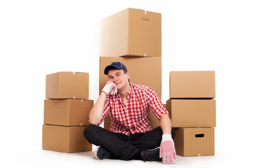 Careful loading for a student move in Knightsbridge with central London access considerations